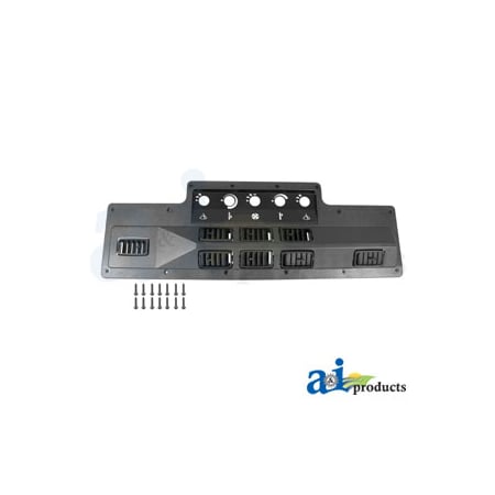 A & I Products Bezel W/ Air Louvers; Black 33" x12" x2.5" A-AH118028